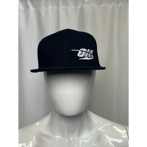 NEW! ON Optimum Nutrition Flatrim Snap Back Black Hat OS
